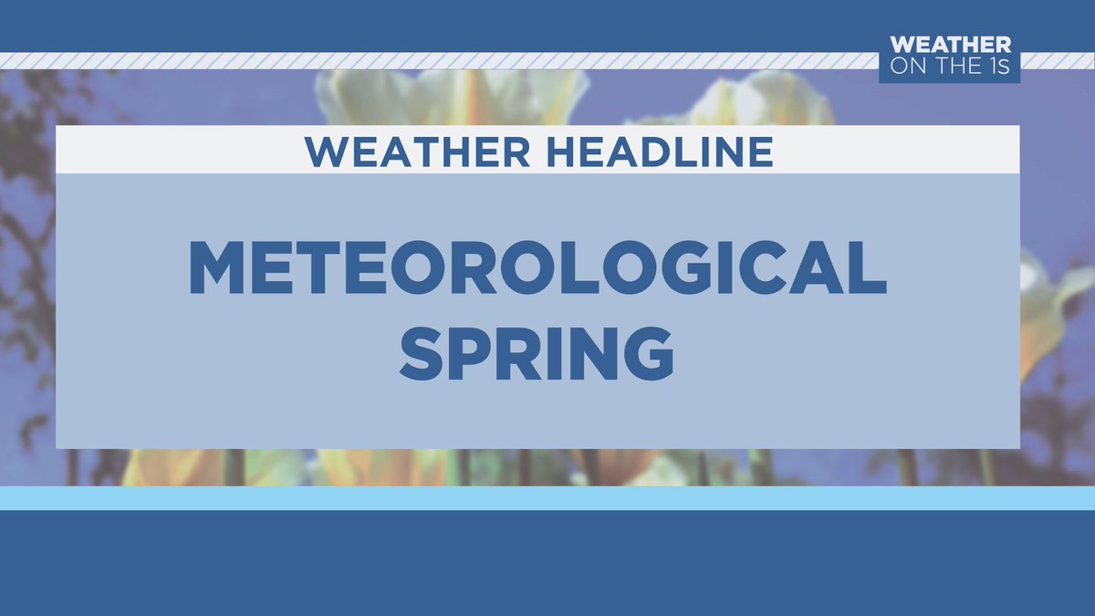 BrookeBrighton's tweet image. Not only is today the first day of March, it also marks the start of #MeteorologicalSpring ! 🌷