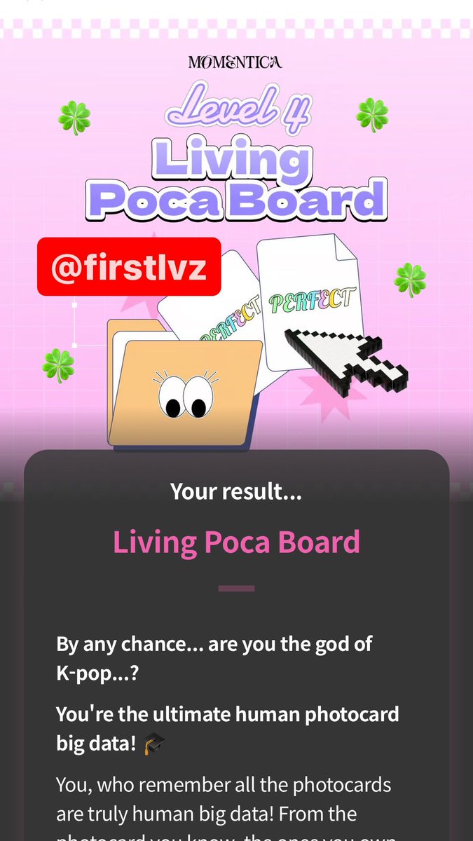 firstlvz's tweet photo. excited for more csr events this year🩷
#모먼티카_포카고사 #MOMENTICA_PocaLevelTest https://t.co/nQ4zEyvM0E