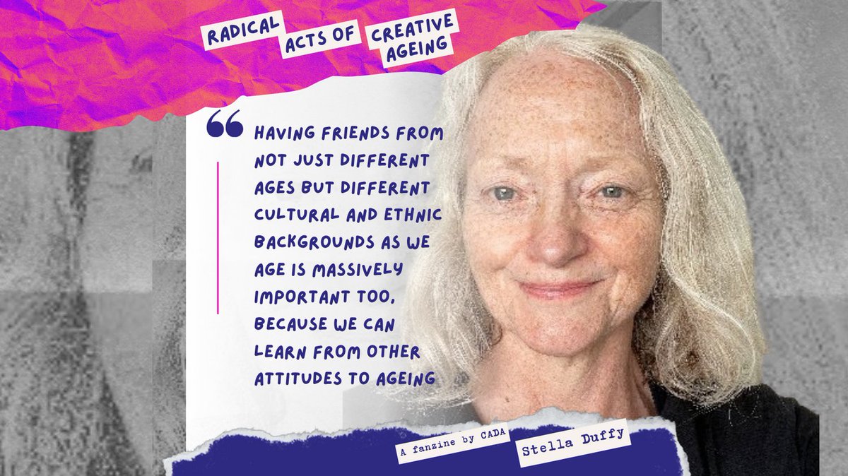 We're looking back and sharing our favourite quotes from @stellduffy's Radical Creative Ageing Fanzine. An inspiring interview. See the Fanzine and podcast here - Links in bio We’re getting the next one ready, don’t miss it, sign up! Link in bio #creativeageing @stellduffy