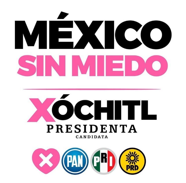 AdrianaDavilaF's tweet photo. Iniciamos oficialmente hoy, la batalla democrática para recuperar nuestro derecho a vivir con seguridad. Por ti, por tus hijos, por tu familia, por los mexicanos ¡vota @XochitlGalvez vota @AccionNacional ! https://t.co/9WosMYAyfK