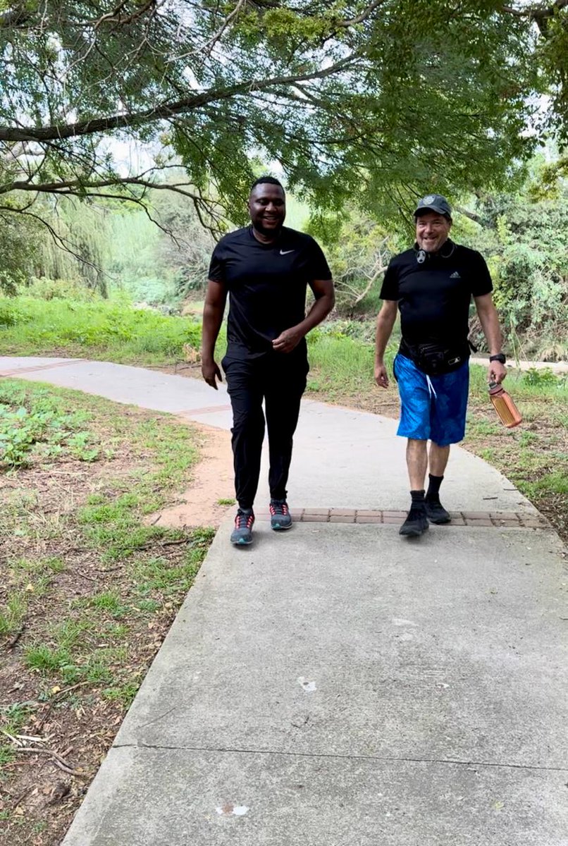 Are you struggling to find time to exercise? 

Try incorporating walking meetings into your routine! 🚶‍♀️  

Yesterday had a walking meeting with a couple of friends, and we walked over 20k!  

#InnovateYourself #AdaptToInnovate