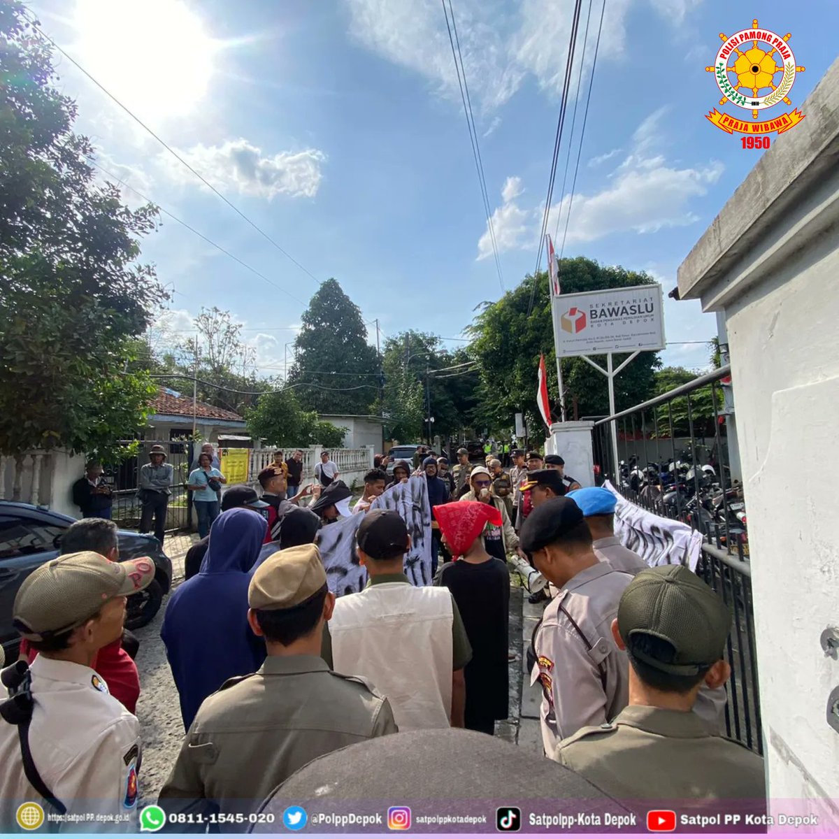 Satpol PP Kota Depok tweet media