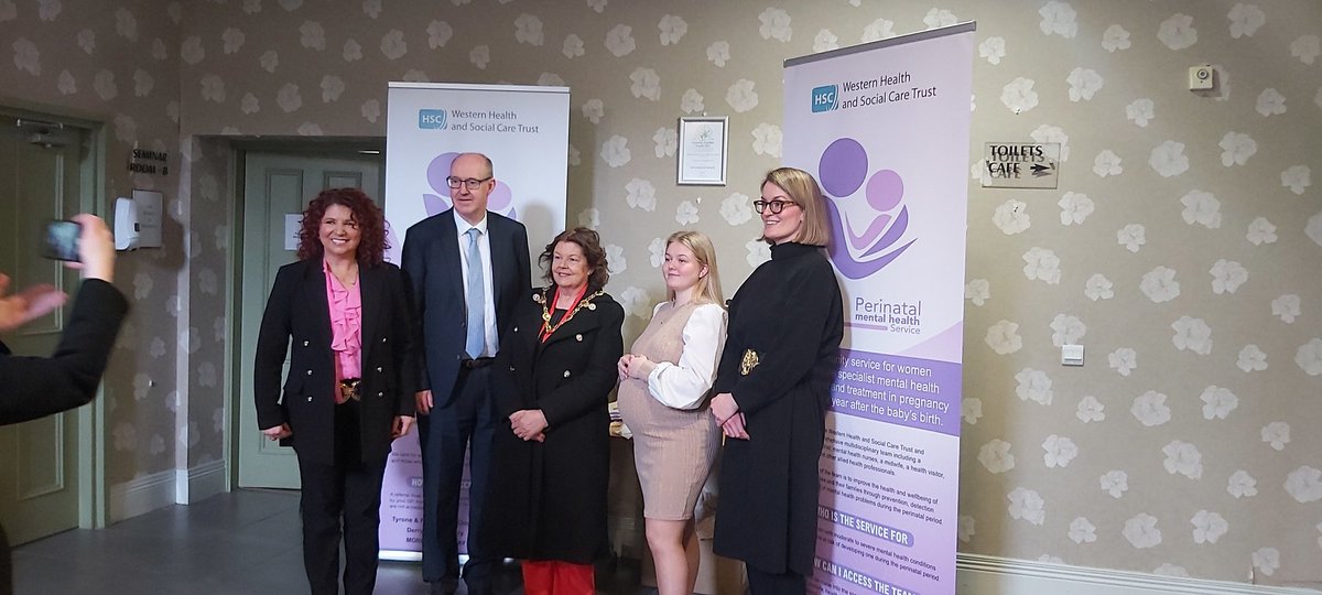 Wonderful morning at the launch of the WHSCT Perimental Mental Health Service. Inspiring to hear from those with lived experience. Looking forward to working in partnership with the team. #SureStartWorks #Perinatalmentalhealth #early intervention #familysupport