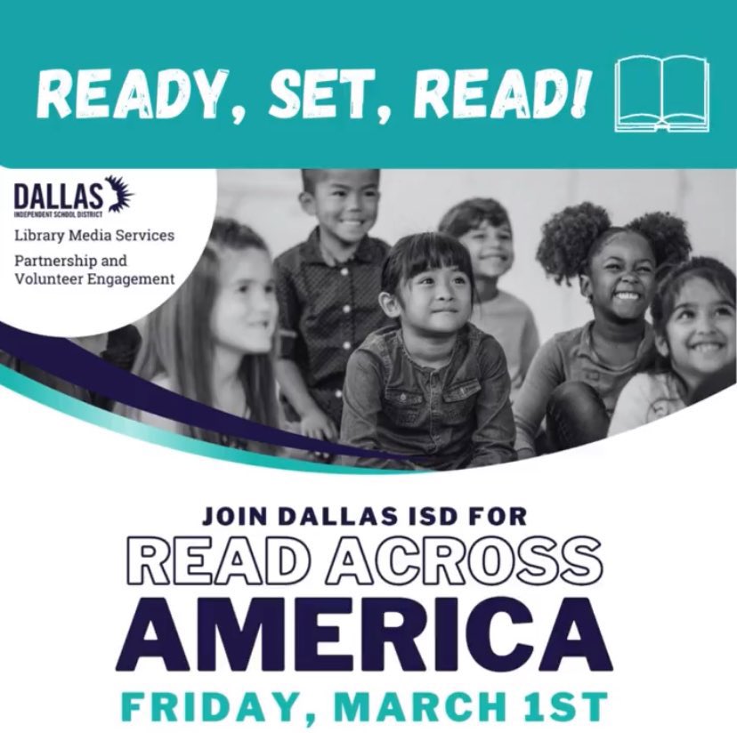 Join Dallas ISD for Read Across America! Let’s celebrate the joy of reading! 📚 @MurilloDebbie1 @DrElenaSHill @StartsWithPrek @ReadBIGDallas @DigitalDISD @ICanReadDallas