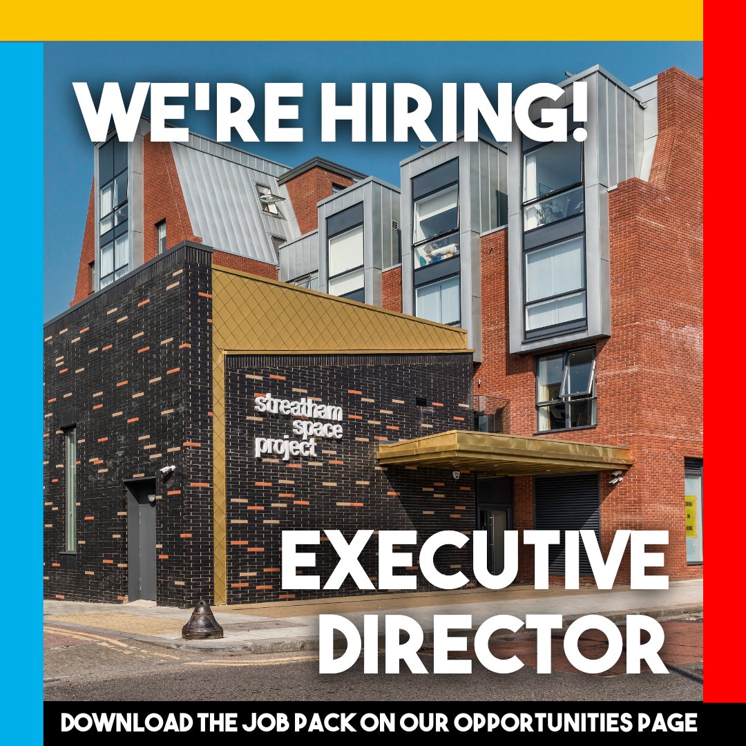 Are you finance, business and management savvy? Love the arts? We are looking for a new Executive Director! Sounds like you? Download our job pack ➡️ bit.ly/3ScAsQd If you have further questions, get in touch at info@streathamspaceproject.co.uk #artsjobs