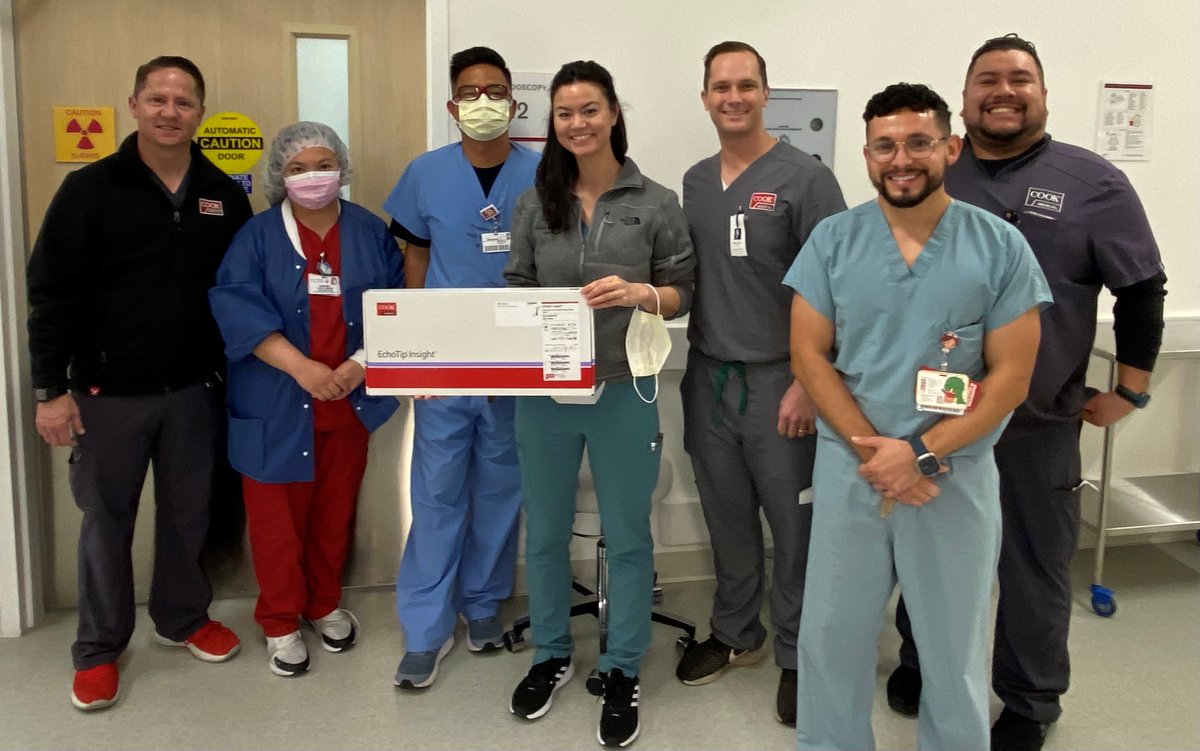 CookMedSurg's tweet photo. Exciting news—Dr. @JennPhanMD just completed a case using Cook Medical’s EchoTip Insight™ Portosystemic Pressure Gradient Measurement System! We love seeing what @USC_KeckGILiver and Cook Medical can accomplish together for patients! https://t.co/HFt7p9w49p