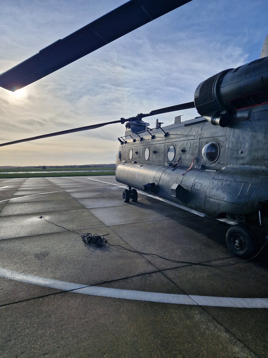 Approaching the end of another busy week for the squadron. Bring on the next! Our engineers, aircrew, and ops staff have been working hard to prepare for the next couple of weeks of training at @RAF_Shawbury, enabling us to train new skills in new locations.