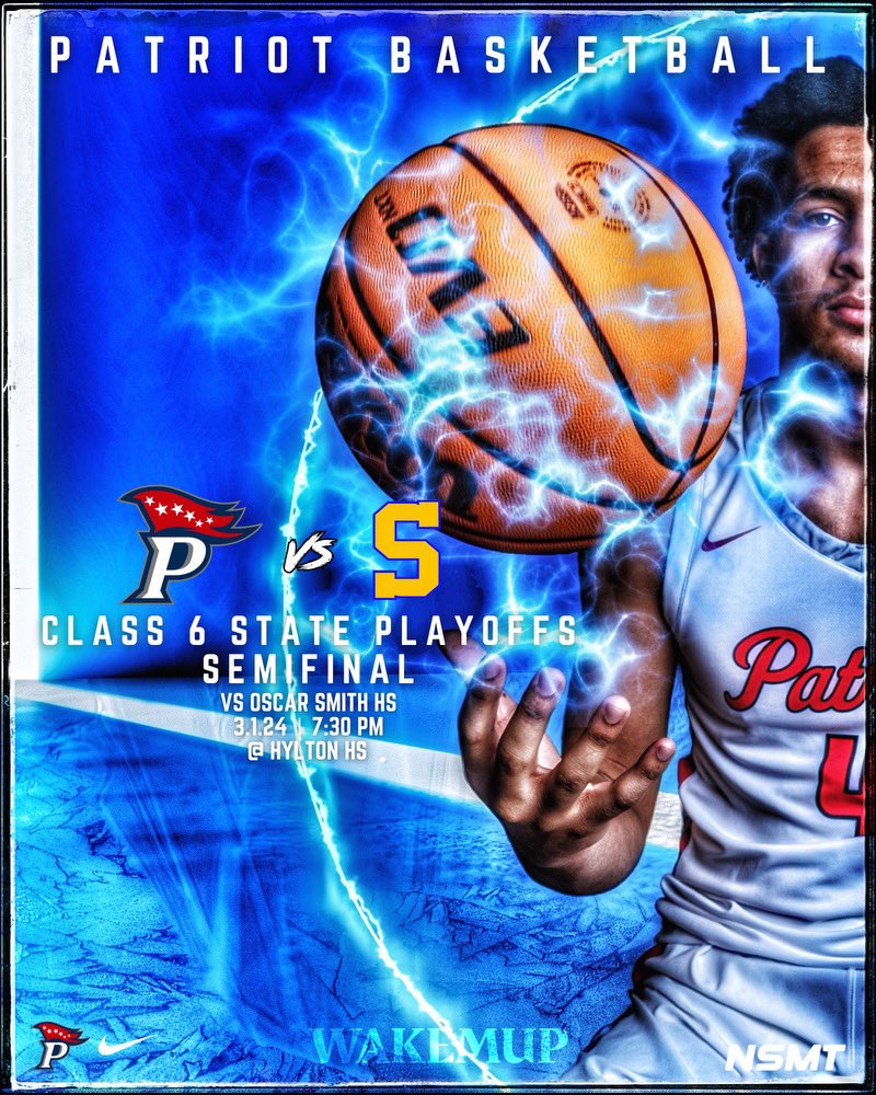 GAMEDAY! The Pioneers will matchup against the Oscar Smith Tigers in the Class 6 State Semifinal! #wakemup #WinterIsHere