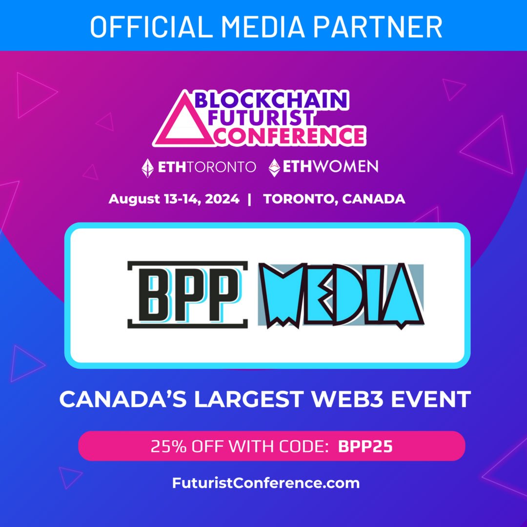 🎉 Exciting news! 🚀 BPP Media is proud to be an official media partner for @eth_toronto ,@Futurist_conf and @Ethereum_Women! Get ready for exclusive insights, live updates, and in-depth coverage. Stay tuned #SHIBARMY! 🔥