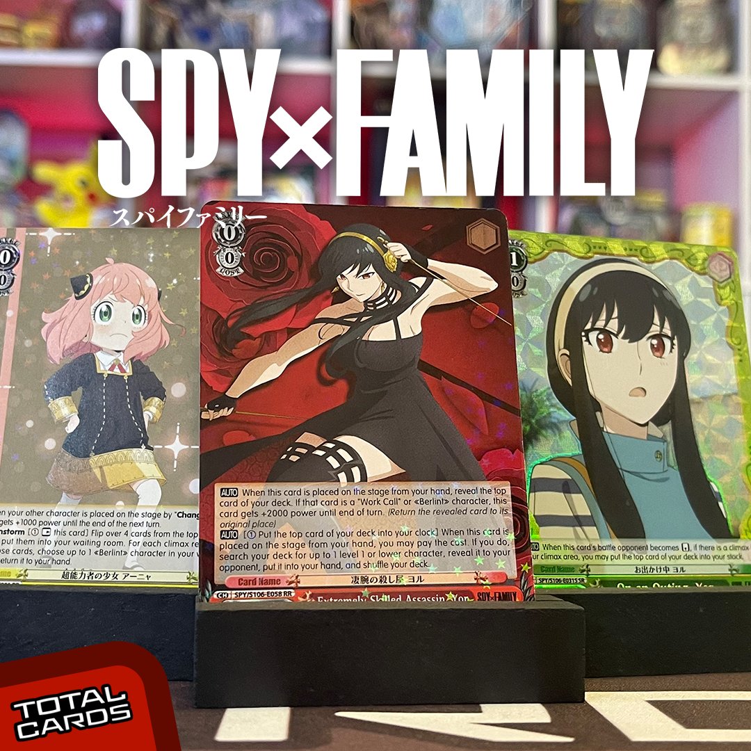 Total_Cards's tweet photo. Single cards for both Spy x Family and Awakened Pulse are now available to order on our site! Check them out!
#totalcards #spyxfamily #fusionworld #awakenedpulse
https://t.co/wm73YcL7NQ
https://t.co/CME4hXQxNg https://t.co/mqEfVSmDeq