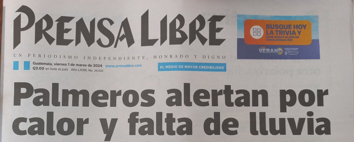 Este titular es digno de un premio a la ridiculez. Los que han dañado los árboles y los ecosistemas hablando de la falta de lluvia.