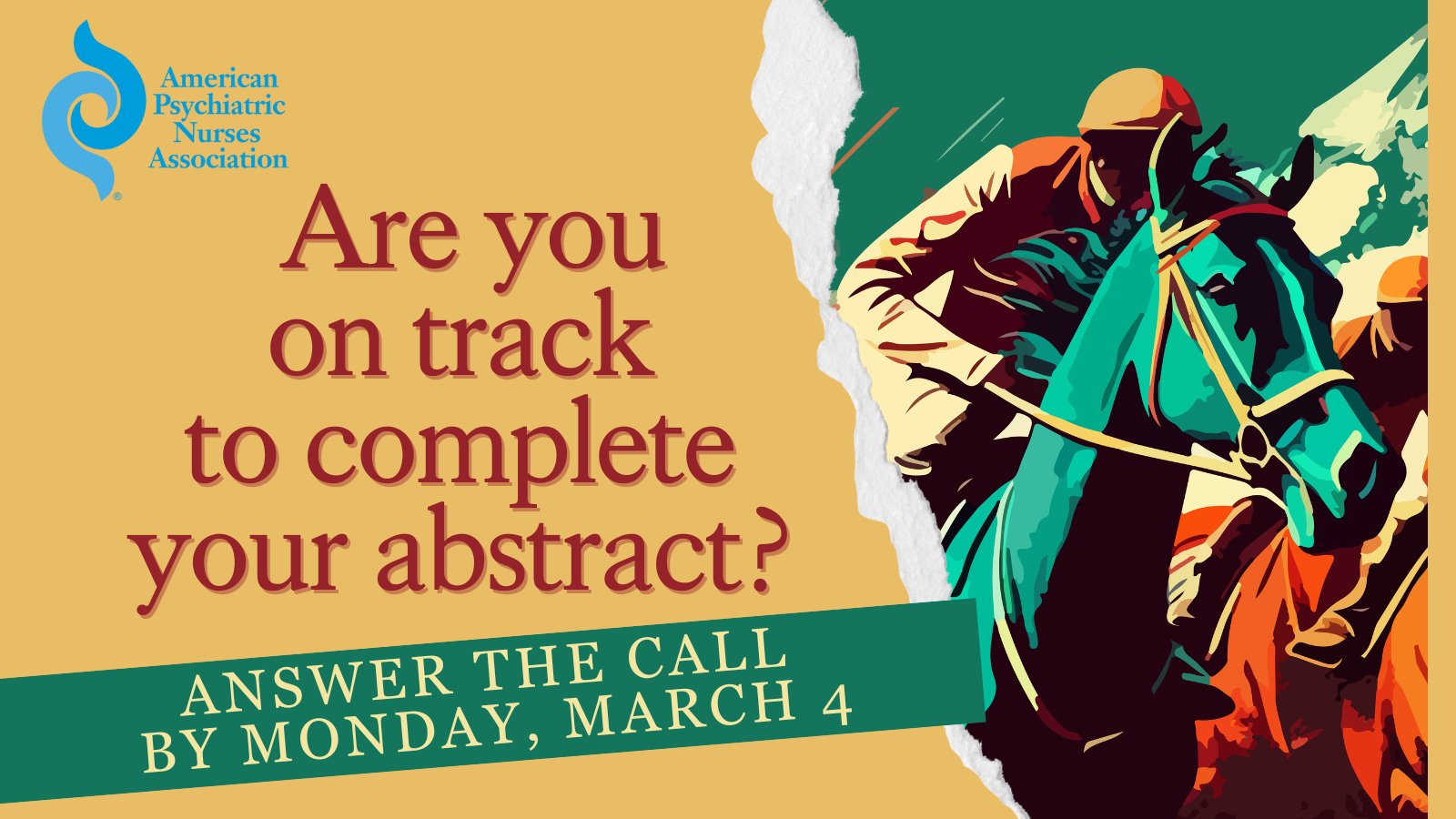 APNA on X: “Make sure to reach the finish line with your abstract