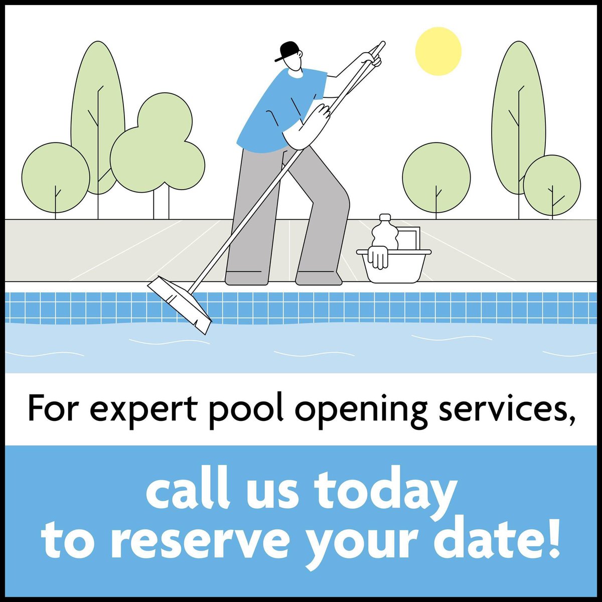 VantagePools's tweet image. If we open your pool as soon as the ice is gone, you will use less products to clarify the water, and it will make it a lot easier for you to maintain throughout the summer. Using less chemicals is also better for the environment. Call us now to reserve your opening #poolopening