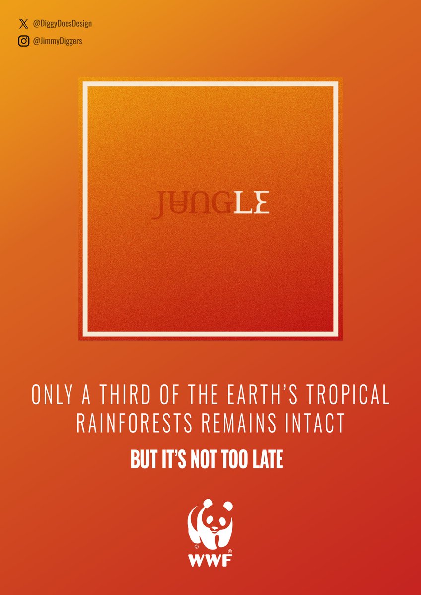 Create posters that remove nature from music album artwork and/or famous artists & bands to encourage them to get involved in the

@WWF_UK #WorldWithoutNature campaign on #WorldWildlifeDay 03/03

@OneMinuteBriefs @jungle4eva