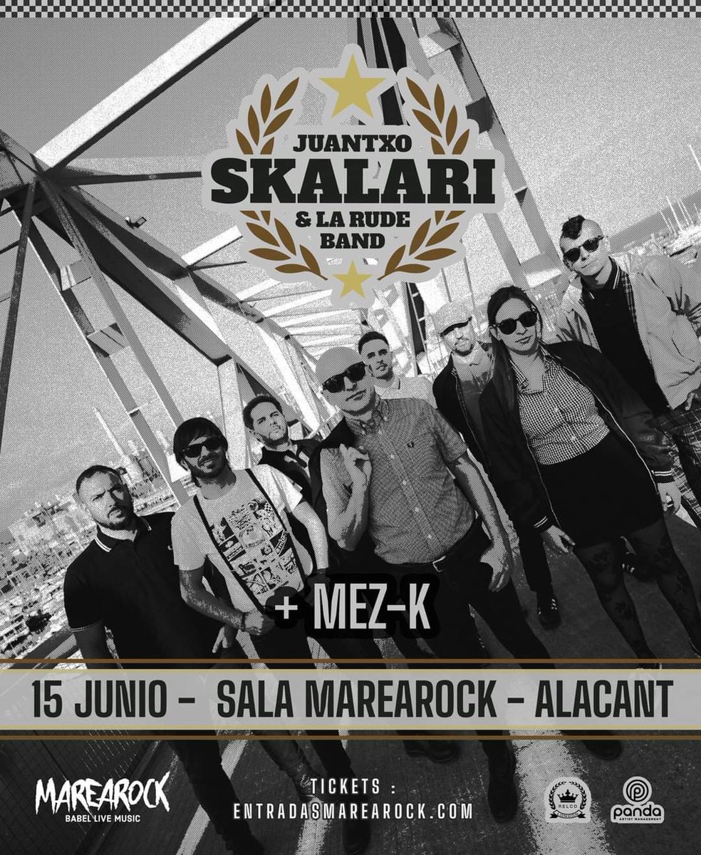 ALICANTE ❤🔥 Estaremos en la <a href="/salamarearock/">Sala Marearock</a> acompañando al gran <a href="/JuantxoSkalari/">Juantxo Skalari</a> !

Link Entradas entradasmarearock.com/web/?menu=36&p…

¡Corre que vuelan!

#mezk #juantxoskalari #skalariak #marearock #alicante #alacant