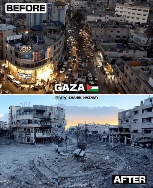 اسرائیلی بدمعاشی کے نتیجے میں لہولہان غزہ کی یہ تصویر بےضمیر٫ اسلام فروش٫ اور وطن فروش اقتدار کے بھوکے حکمرانوں اور مفادپرست بیوروکریسی کے منہ پر بےشمار لعنت سے کم نہیں 😪😪
#GazaAttack