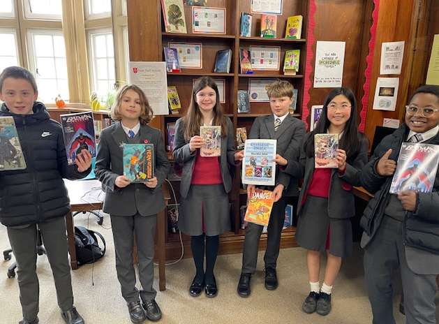 Well done to our Junior Book Club who have started reviewing books for the @ExcelsiorAward 🥳 An early favourite is Joe Fix It, but I have hope for Sugar Apple Fairy Tale will be a strong contender! Well done everyone!