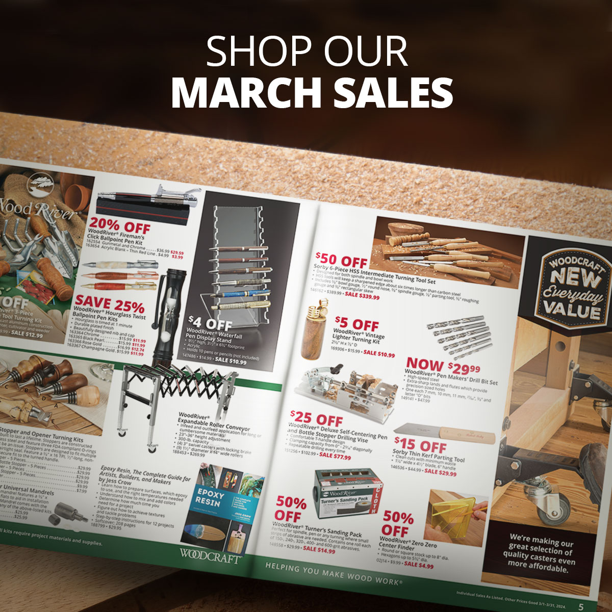 Woodcraft's tweet photo. Woodcraft's March Sale Flyer is here! Find great deals on everything you need for woodworking. Plus, get a look our Woodcraft's New Everyday Value!
Check out the Sale Flyer here https://t.co/bxdUFtO9rB
#woodcraft #woodworking #wood #EverydayValue #woodworker https://t.co/hH3nWMw2rh