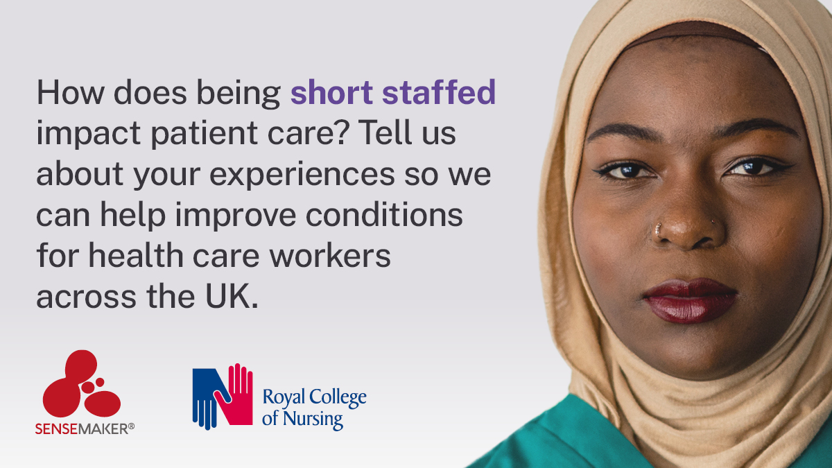 How does being short staffed impact patient care? Tell us about your experiences so we can help improve conditions for health care workers across the UK: bit.ly/3YSeViS