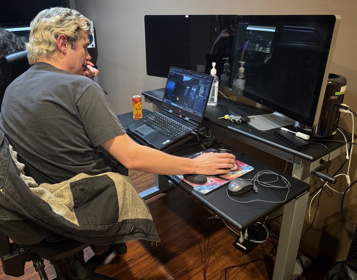 Here's a sneak peek of Lead Game Developer Nick Wold in his element, designing and building captivating worlds. Can't wait to share what he has been working on. Have a great weekend!