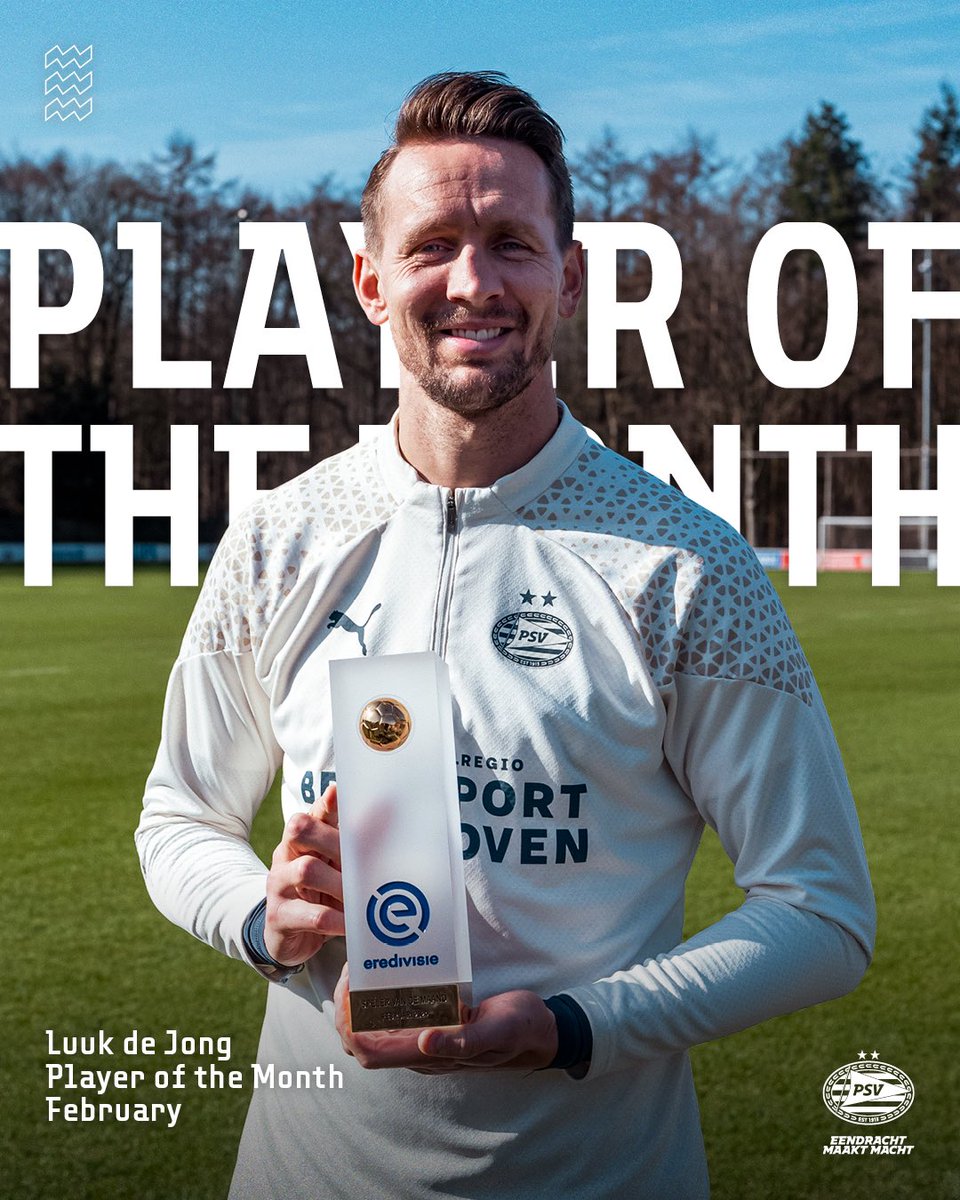Luuk is the 𝐏𝐥𝐚𝐲𝐞𝐫 𝐨𝐟 𝐭𝐡𝐞 𝐌𝐨𝐧𝐭𝐡 for February ✨ Well-deserved, following his: ⚽🅰️⚽⚽⚽🅰️⚽