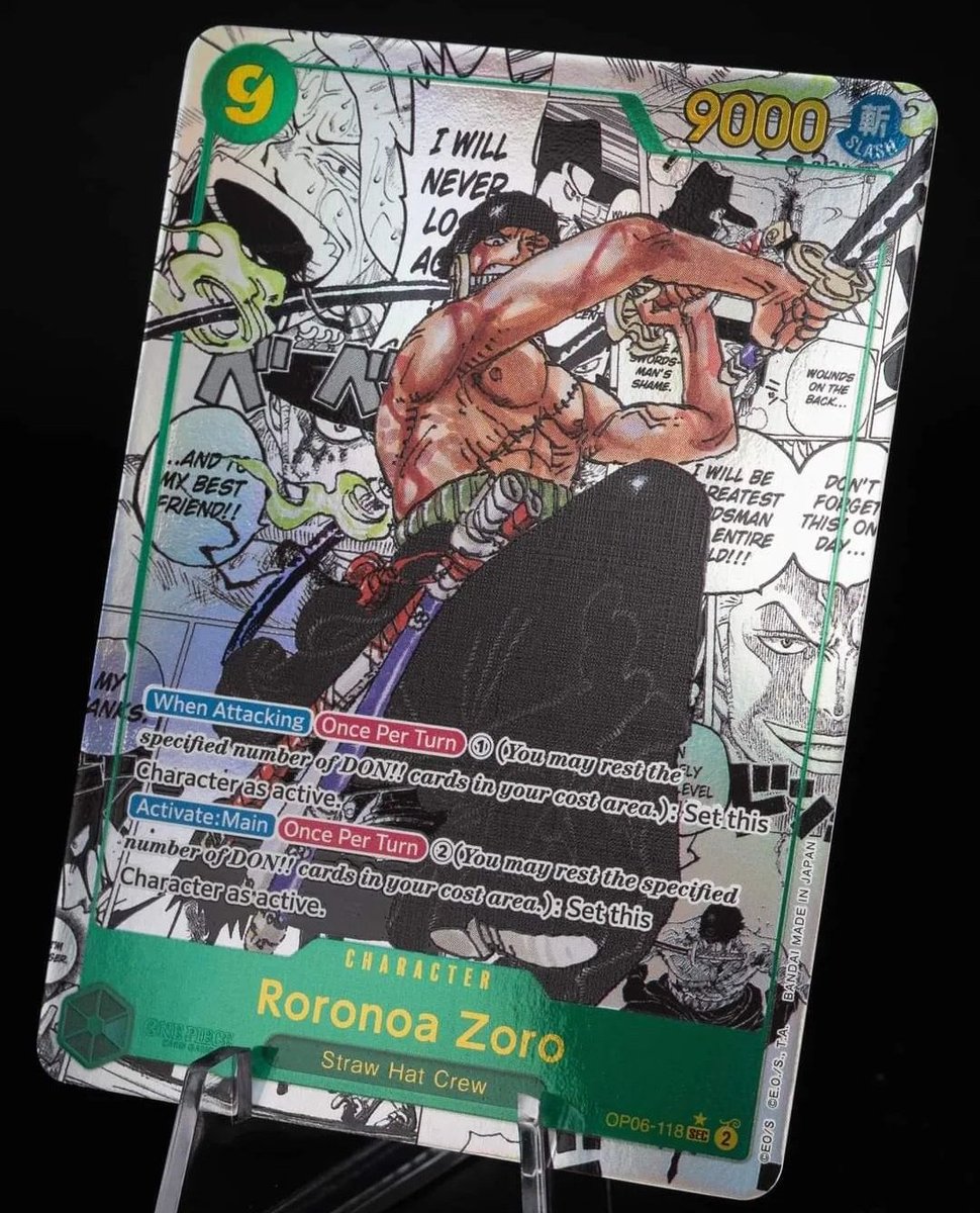 one piece card game zoro manga The in hand look at the coming in OP-06. This is going to be of the most sought-after mangas to date. Find this card in English starting March cards in your cost area.) OP01-025_p2 Roronoa Zoro One Piece