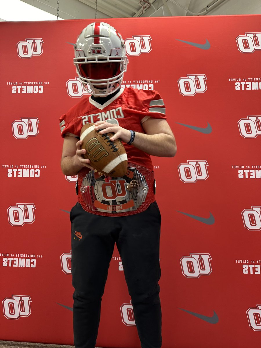 Jayden McCarthy (@jjoe_1313) on Twitter photo After a great conversation with <a href="/CoachMoose2/">Dan Musielewicz</a> I’m blessed to receive an offer from <a href="/UOlivetfootball/">The University of Olivet Football</a> ☄️! <a href="/JeffHarris5050/">Jeff Harris</a> <a href="/CoachHunt97/">Dylan Hunt</a> <a href="/CoachMadizzle/">Chris Madill</a> <a href="/J_dot_Smith/">Javier Smith</a> After a great conversation with <a href="/CoachMoose2/">Dan Musielewicz</a> I’m blessed to receive an offer from <a href="/UOlivetfootball/">The University of Olivet Football</a> ☄️! <a href="/JeffHarris5050/">Jeff Harris</a> <a href="/CoachHunt97/">Dylan Hunt</a> <a href="/CoachMadizzle/">Chris Madill</a> <a href="/J_dot_Smith/">Javier Smith</a>