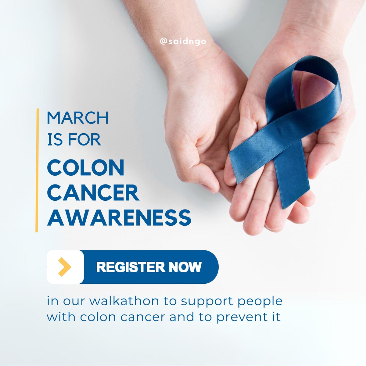 March is here! The colon cancer awareness month.

#coloncancerawareness #coloncancerLebanon #GetScreened 
#Marchforcoloncancer #Marchforsomeonewithcancer #Cancer_is_not_a_taboo #colonoscopy #breakthetaboo  #fikra_Innou_Tkhabrou #coloncancer #coloncancerprevention
