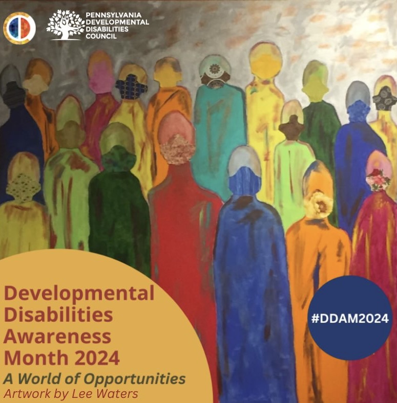 It's Developmental Disabilities Awareness Month! The theme is "A World of Opportunities". We’re celebrating the contributions of all those with developmental disabilities while also striving to remove barriers to full community inclusion. Join us!
#DDAM2024