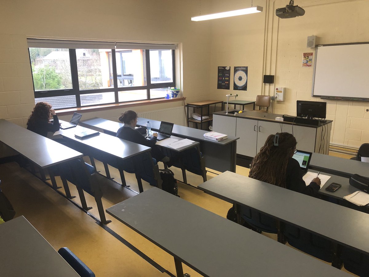 6th years hard at work at the #ChemistryOlympiad today. Thanks <a href="/ChemOlympiadIRL/">Chemistry Olympiad Ireland</a> for the challenge. #WomenInSTEM