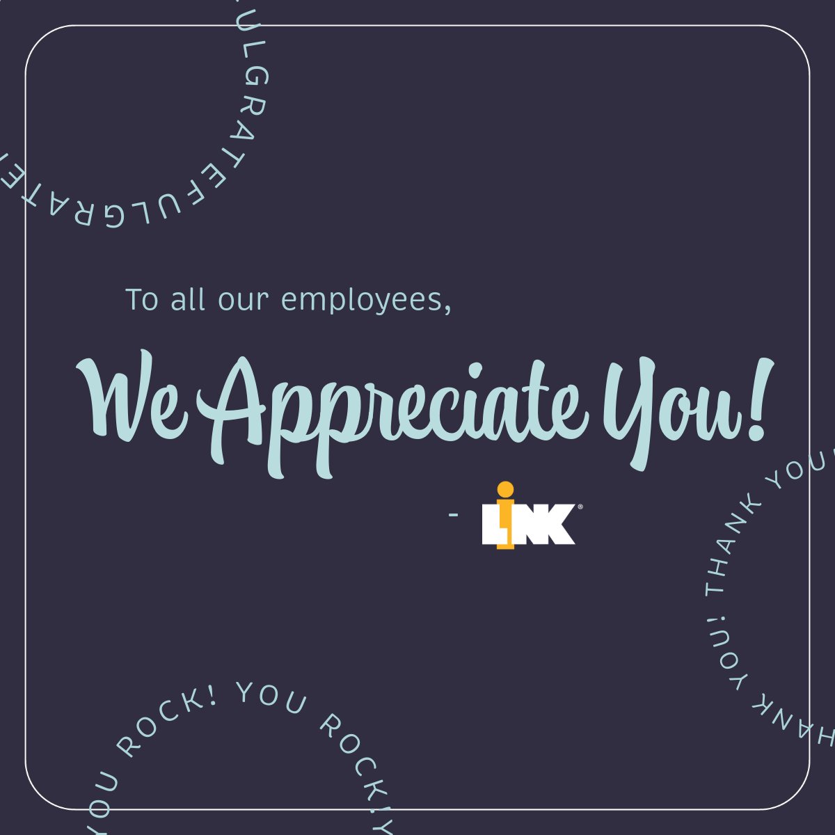 #EmployeeAppreciationDay! We express our gratitude to every member of our awesome team at Link and all of our employees throughout TX. Your dedication inspires us, and we are grateful to have such an exceptional team. #LinkValues #LinkJobs #StaffingSolutions #DirectHire #TempJobs