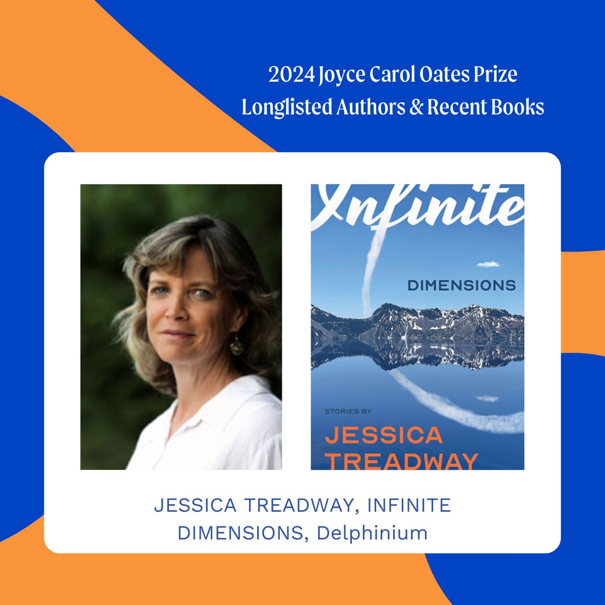 Cobgratulations to Jessica Treadway on being Longlisted for the 2024 JCO Prize. Kirkus Reviews writes 'Treadway will leave readers reflecting on choices we’ve made that have set us on our current paths ...Thought-provoking and engaging.'