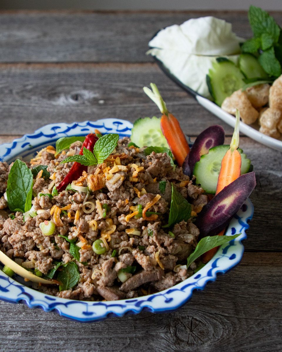 NEW: Not the LARB you know! 
This is laab kua, the Northern version of the popular hot and sour salad most people know. It's completely different and has a unique flavour, unlike any other Thai dishes!

VIDEO: youtu.be/2ZTqlySDuzo 

RECIPE: hot-thai-kitchen.com/laab-kua