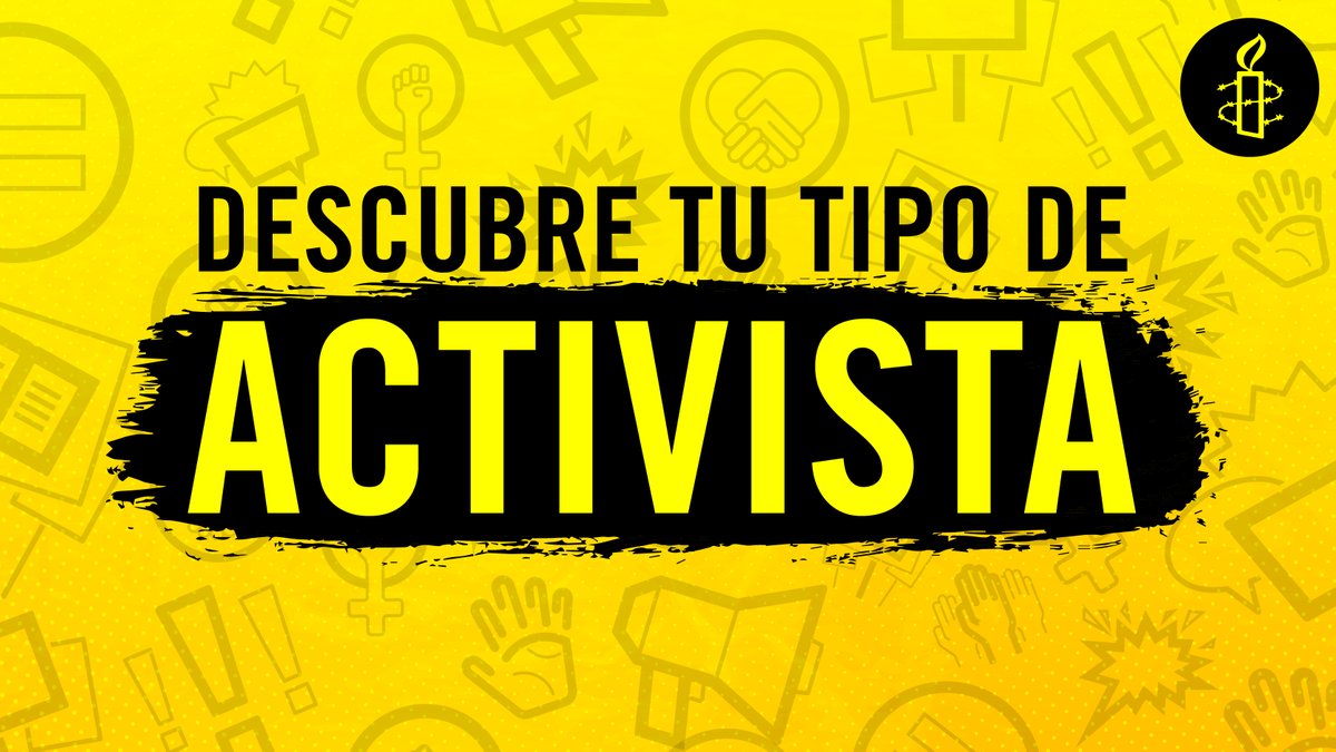 ¿Quieres descubrir cómo puedes marcar la diferencia en el mundo de acuerdo a tus valores y pasiones? 👀

 ¡Entonces no te pierdas nuestro test de activismo! 😁❤

Descubre qué tipo de activista eres aquí  👇🏾
bit.ly/49yjTWA

#SoyActivistaAmnistia 🕯️