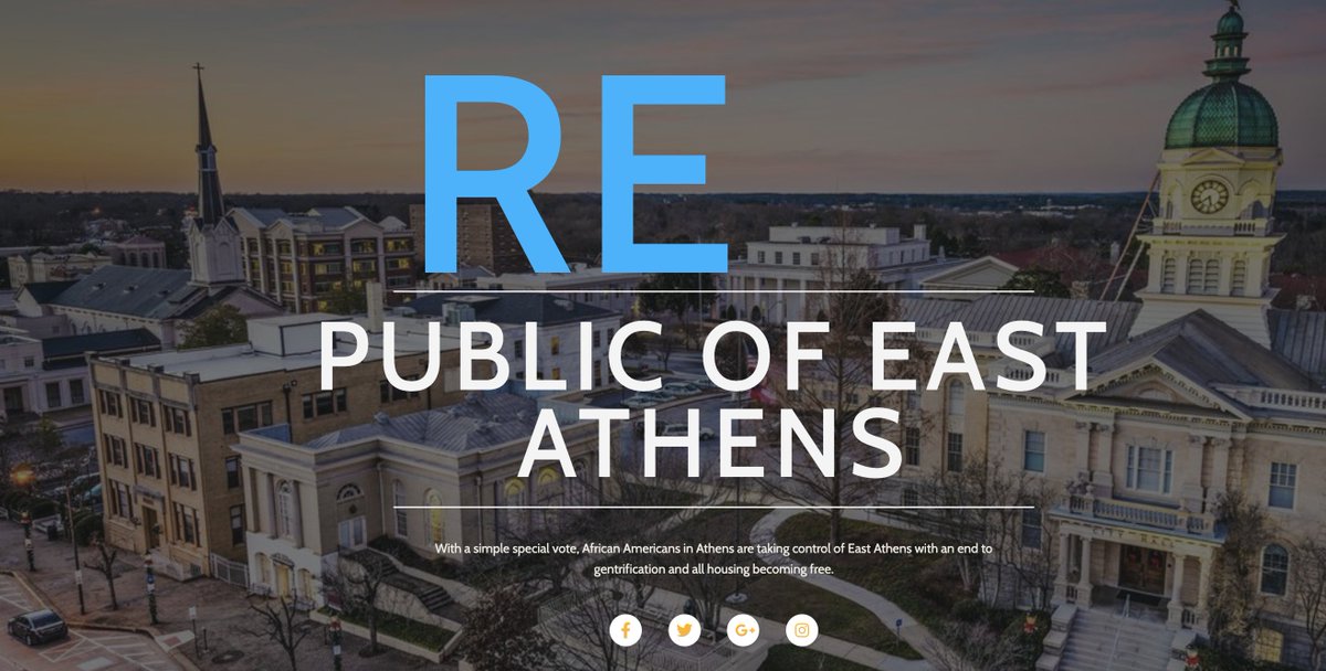 Since our story came out just over a week ago, Ramzu Yunus is already back with another 'independence referendum' campaign in the works; after Detroit and Jackson, Mississippi, this time in Athens, Georgia. w/ <a href="/KyleWalter_/">Kyle Walter</a> <a href="/LogicallyAI/">Logically</a>