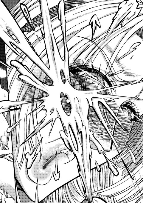 ついつい
勢いのある顔射に 