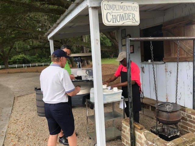 CaledoniaGolfFi's tweet photo. 🔥🙌 Chowder Shack is NOW Open “Fore” the Season😋 @HammockCoastSC  @MyrtleBeachGolf @MBTrips @GolfCrusade #chowdershack #fishchowder #pawleysisland #hammockcoastsc #myrtlebeachgolf #hammockcoastgolftrail https://t.co/M5IFrm6sjL