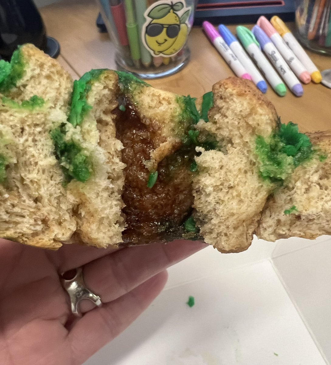 SuzyHunter (@powerupsuzy) on Twitter photo When you get to the yummy center goodness of your green iced cinnamon roll. That’s the way to start a Friday!! <a href="/PowerupChef/">Carla Harris</a> <a href="/PowerUpCafe/">Cy-Fair Nutrition</a> When you get to the yummy center goodness of your green iced cinnamon roll. That’s the way to start a Friday!! <a href="/PowerupChef/">Carla Harris</a> <a href="/PowerUpCafe/">Cy-Fair Nutrition</a>
