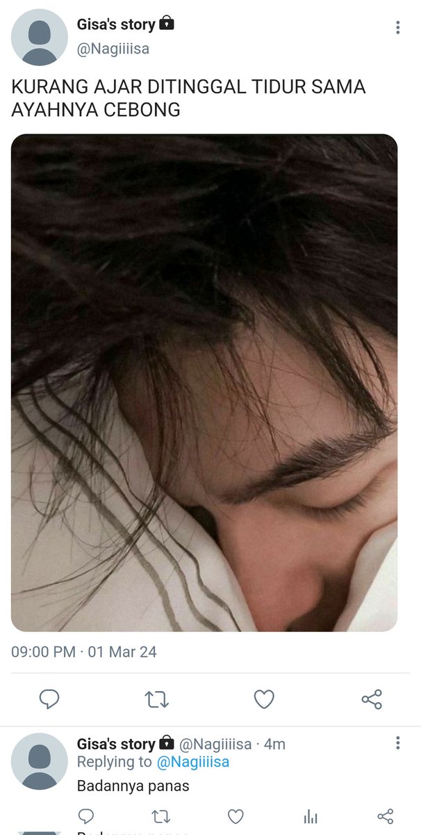 Bougenvilleas's tweet photo. 122. Tidur https://t.co/UrVyTYzcP2