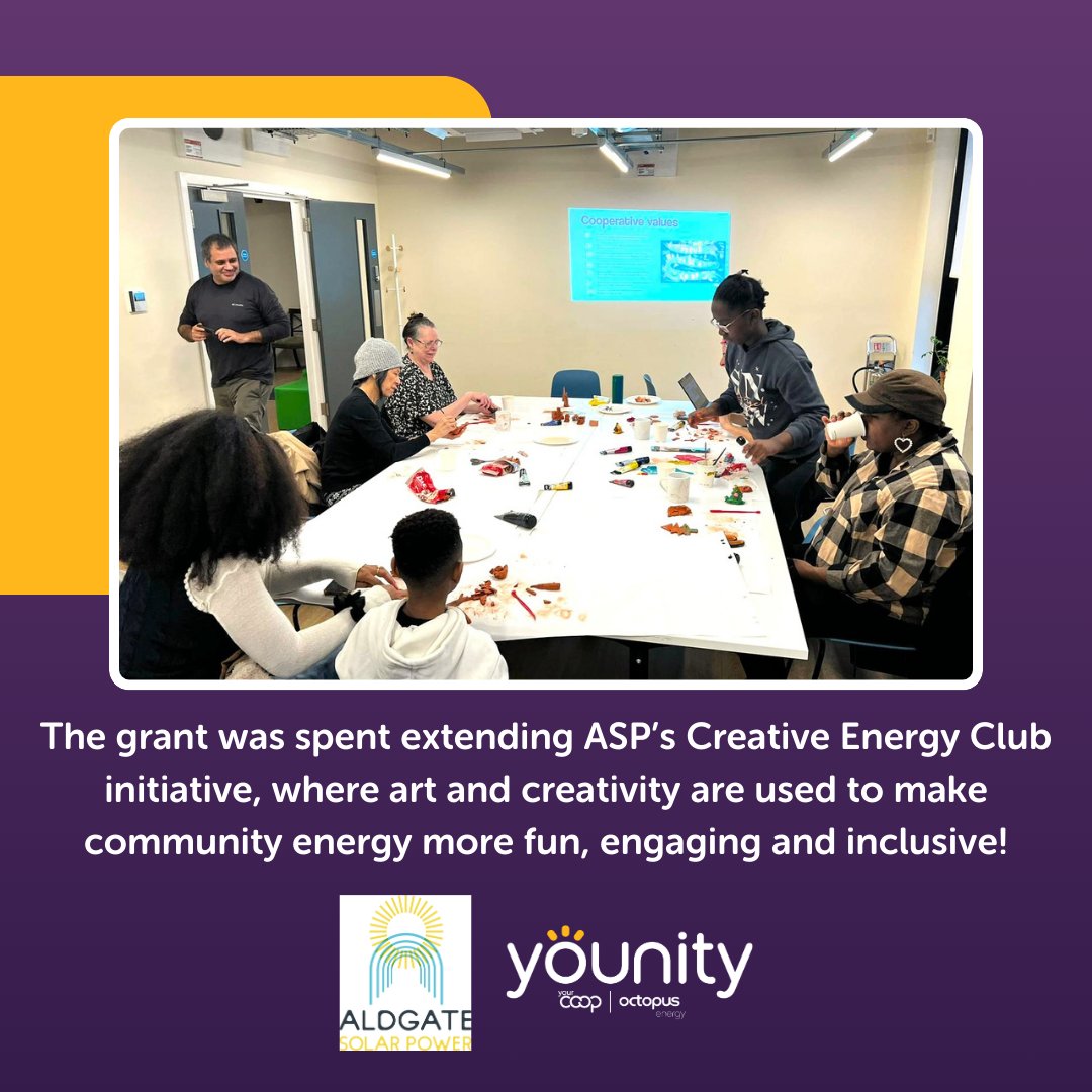 Younity (@younity_uk) on Twitter photo Supported by our Powering Communities Fund, <a href="/AldgateSolar/">Aldgate Solar Power (ASP)</a> successfully ran their Creative Energy Club - a series of art workshops where people could create a renewably-powered village.
They were so popular they booked out! Supported by our Powering Communities Fund, <a href="/AldgateSolar/">Aldgate Solar Power (ASP)</a> successfully ran their Creative Energy Club - a series of art workshops where people could create a renewably-powered village.
They were so popular they booked out!