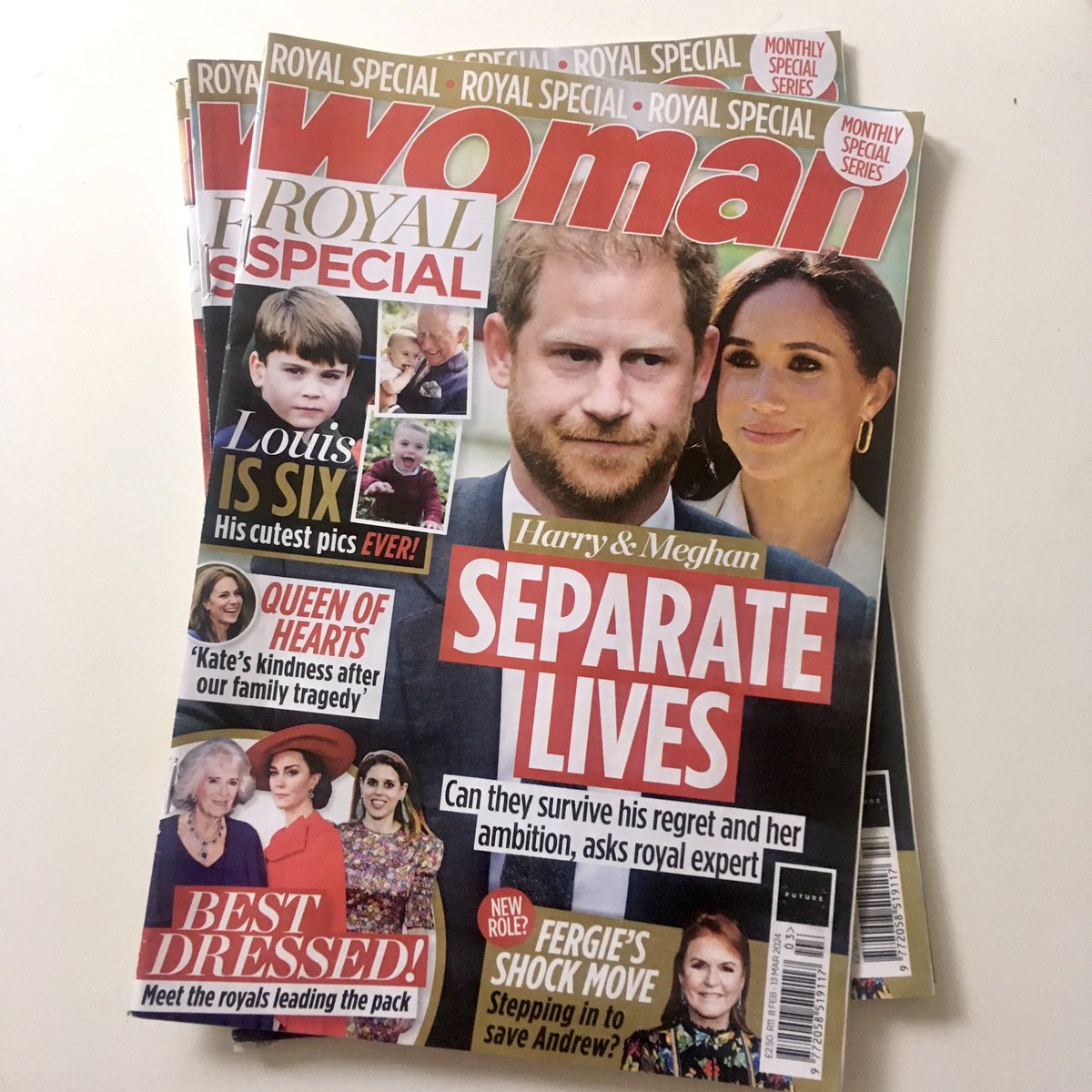 Pick up this great issue with several articles by The Royal List’s Kerry and Maria #womanmagazine #womanroyalspecial #RoyalFamily #royalnews