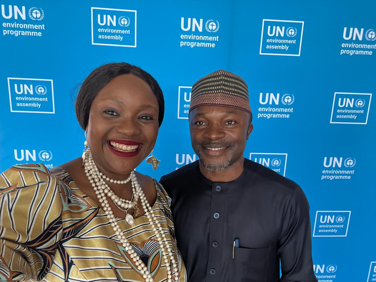 As #UNEA6 progresses, it's my upmost pleasure to meet and discuss key sustainable wetlands management issues including the #GreatGreenwall with the #QueenofWetlands, the ever-inspiring Secretary General of @RamsarConv Dr. @MumbaMusondam an African woman leader with a difference