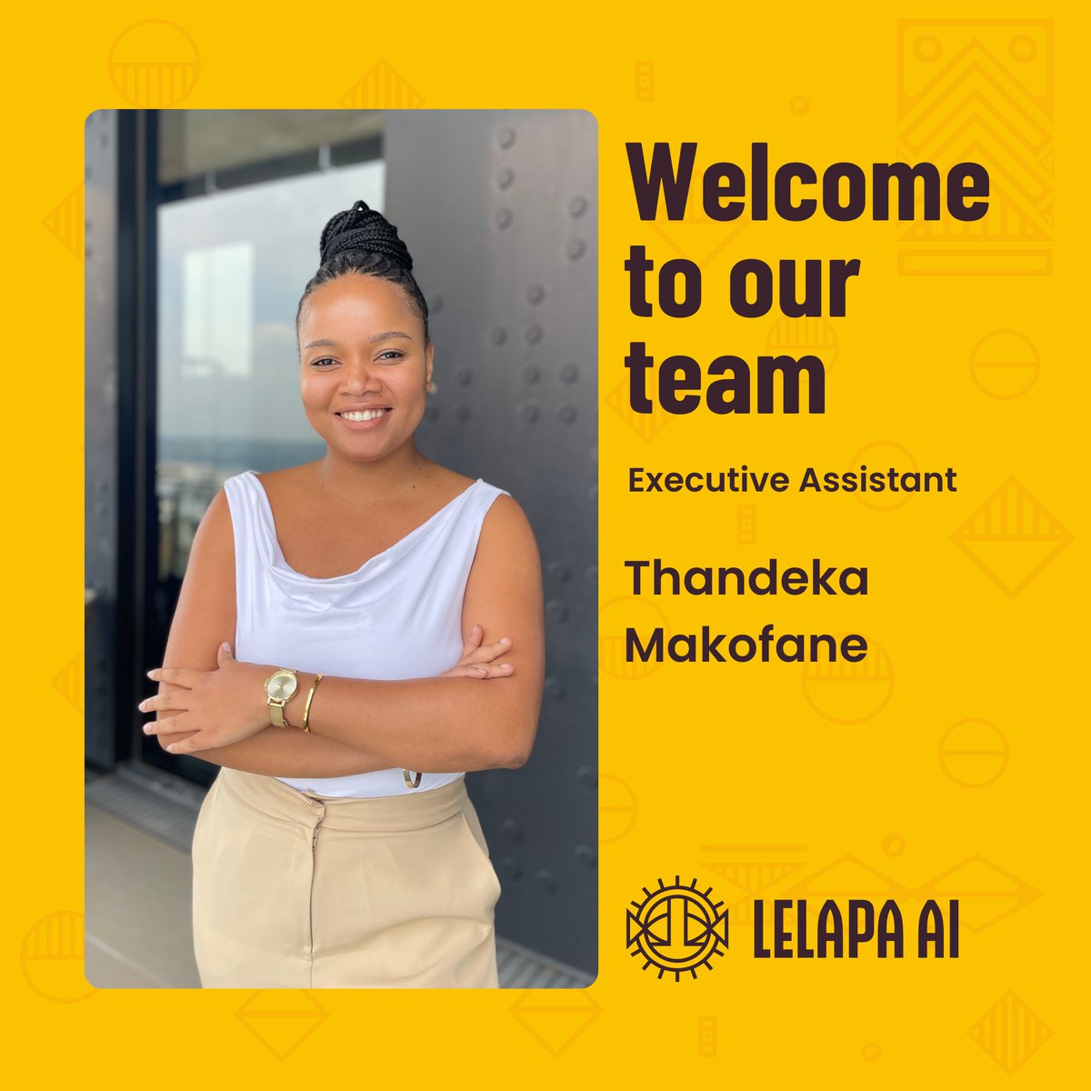 We are delighted to welcome our newest teammate Thandeka Makofane.🎊 Congratulations Thandeka on your new beginning and we wish you a prosperous career with us.🙂 #newbeginnings2024