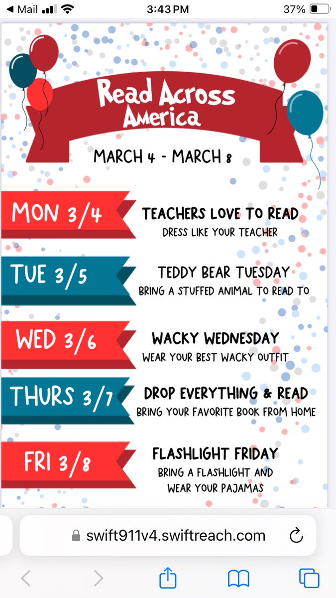 Get ready - next week is Read Across America Week!