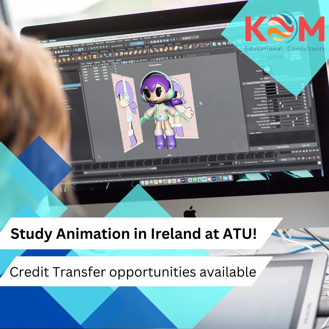 Looking to further your studies in #animation post college graduation?
Immerse yourself in the exciting realm of Animation at @atusligo_global  in Ireland and earn your Bachelor of Arts in Animation degree in under a year through our #pathways!
For more info, visit our website!