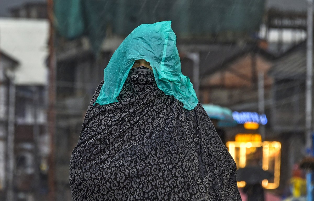 #Weather #cold #Kashmir #rain