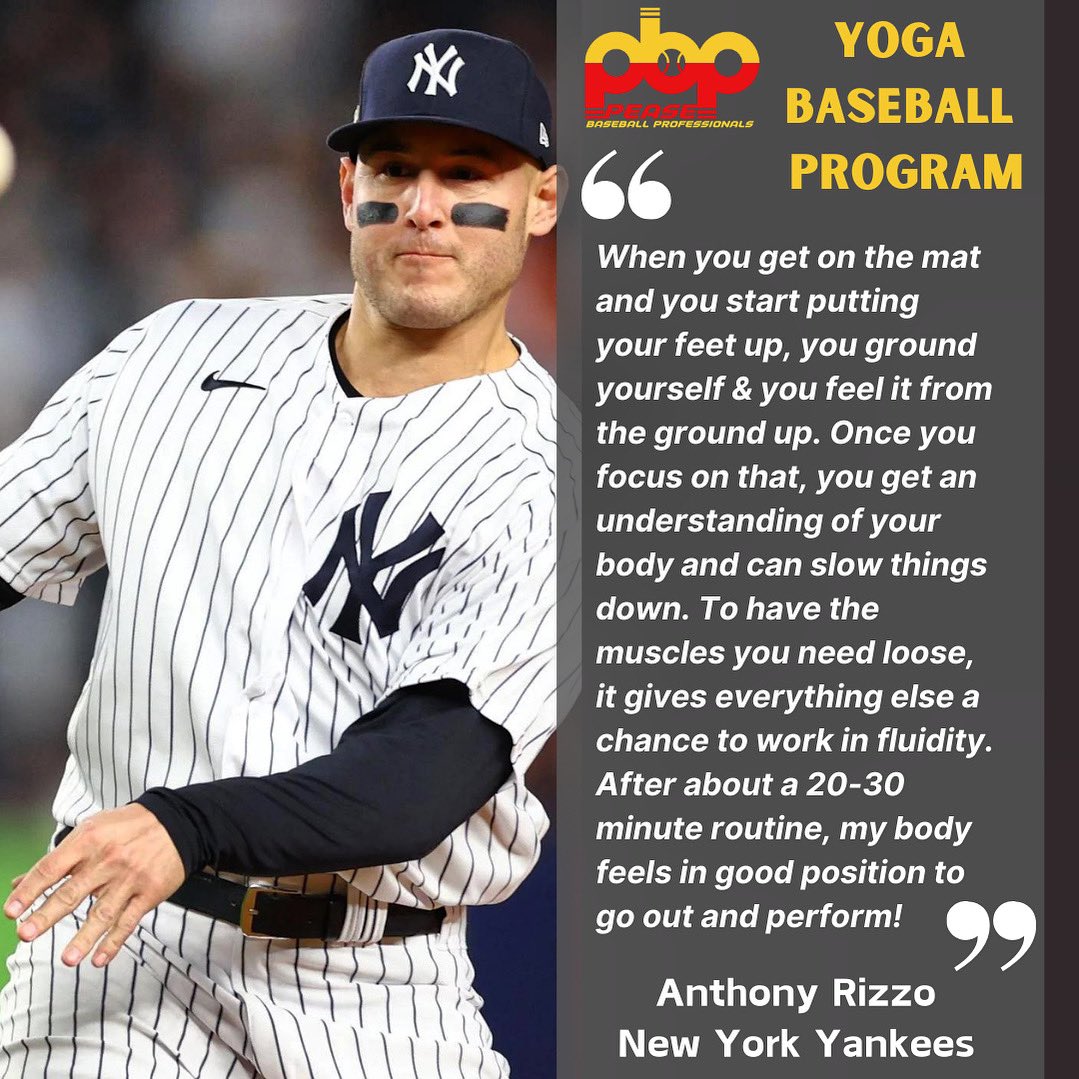 PeaseBaseball's tweet image. Our 9 month Baseball Yoga Program kicks off April 14th!  We look forward to showing our community who all is doing yoga at the professional level, &amp;amp; the immense impact it can have on player performance, development, &amp;amp; health!  

Register:
peasebaseball.com/yoga