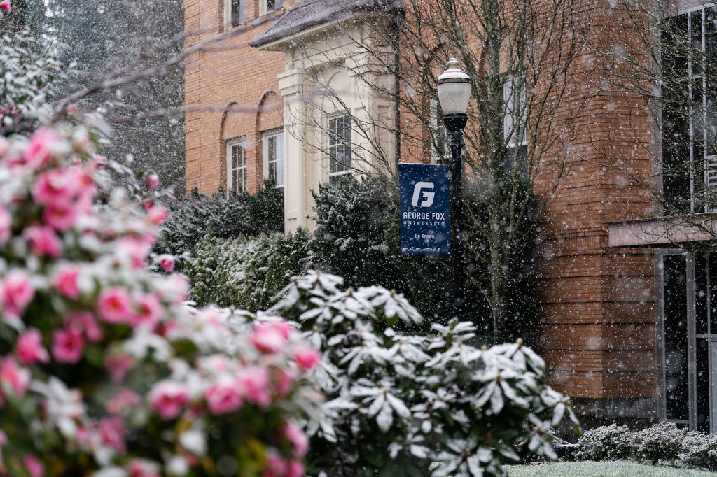 This morning on campus ❄️