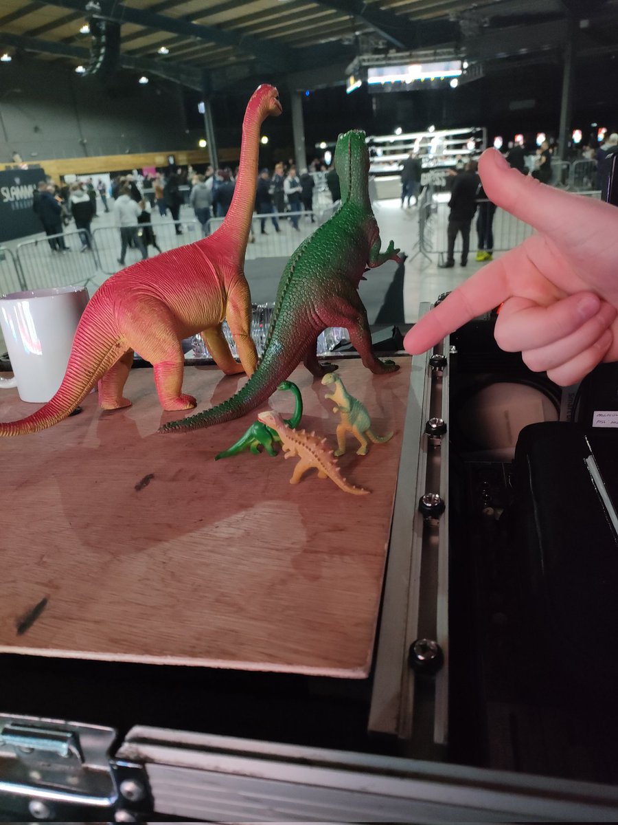 So <a href="/F4R_Mastermind/">Olie Spring</a> bought his own dinosaurs for today's <a href="/ThisIs_Progress/">PROGRESS Wrestling</a> show in Manchester. 

🙄