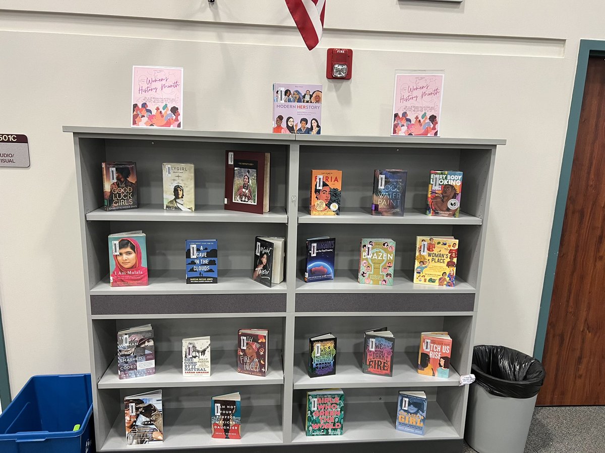 March is #WomensHistoryMonth. Stop by the library to read some great books! #cpoe #katylibraries